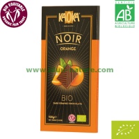 Chocolate negro ecol�gico con naranja KAOKA